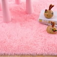 thumbnail image 3 of Softlife Stylish Soft Shaggy Velvet Carpet for Living Room Bedroom, Fluffy Area Rugs,3'x5',Pink, 3 of 6