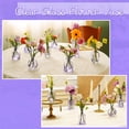 thumbnail image 4 of Juego de jarrones DOLEEYAE de cristal morado, 24 jarrones pequeños con forma de cogollos a granel, 4 of 7