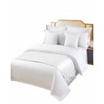 thumbnail image 2 of Xipuska Lavender Leaf Bed Runners for Twin Size Bed, Decorative Bed Throws for Foot of Bed, Garden Flora Illustrations Watercolor White Bed Runner Sofa Throw Bedding Scarf Slipcover for Bedroom, 2 of 6