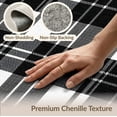 thumbnail image 6 of ODIKA 8'x10' Washable Area Rug Plaid Interlocking Border Geometric Stripe Fireplace Contemporary for Dining Room, Large Office, Lounge, Non-Slip Chair-Friendly Mat, 6 of 7