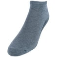 thumbnail image 4 of Gripjoy Non Slip Yoga Socks, 3-Pack, Black/Dark Gray/Light Gray, 4 of 4