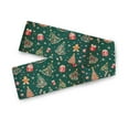thumbnail image 7 of Yayeee Table Runner 70 inches Long Home Kitchen Dinning Party Decoration, Green Christmas Gingerbread, 7 of 7