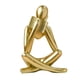 thumbnail image 1 of Estatua del Pensador Figura Artística Adornos Coleccionables Modernos Figura Humana Elegante 8cmx6cmx12cm, 1 of 9