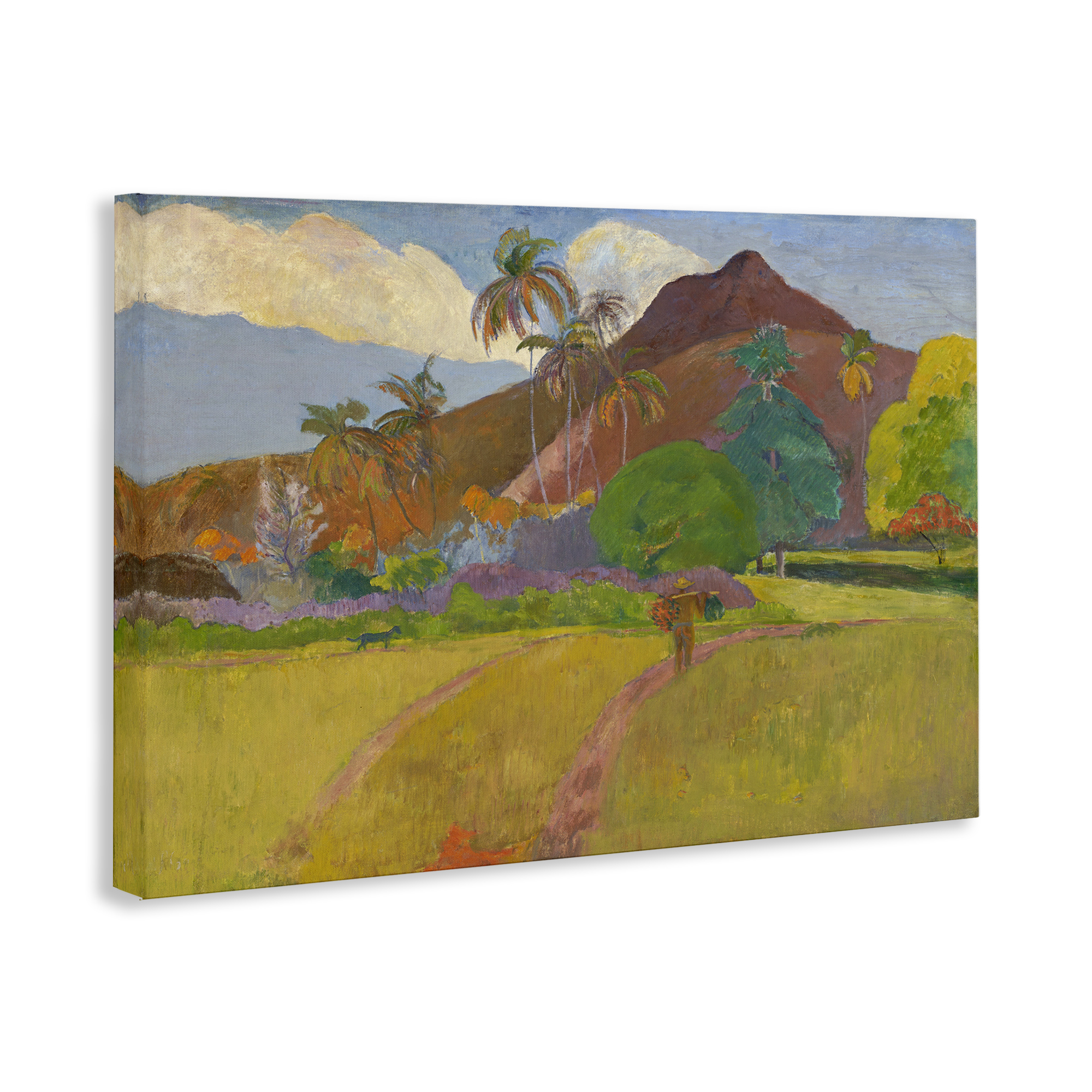 Stupell Industries Classic Tahitian Landscape Landscape & Nature Painting Wrapped Canvas Art Print Wall Art, 45 x 30