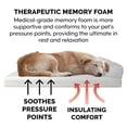 thumbnail image 4 of Cama para perros Furhaven de espuma viscoelástica para perros grandes con refuerzos extraíbles y funda lavable, para perros de hasta 125 libras - Sofá acolchado - Gris plateado, Jumbo Plus/XXL, 4 of 5