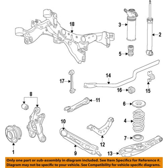 Buick GM OEM 16-18 Envision Rear Suspension-Lower Control Arm 84059878