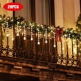 thumbnail image 6 of Qocolhg 20 Pcs Acrylic Hanging Crystals for Centerpieces Chandelier Clear Crystal Garland Strands Ornament Acrylic Clear Beads Prisms Pendant for Christmas Tree Window Home Decoration(Teardrop), 6 of 6