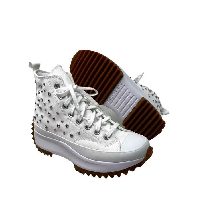 Converse Run Star Hike Platform Gems Shoes Skate White