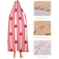 thumbnail image 4 of Cloak Hooded Blankets Pink Strawberry Wearable Blanket for Adults Kids for Bed Sofa Bedding, 4 of 6