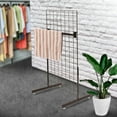 thumbnail image 4 of SSWBasics U-Shaped Black Hangrail for Wire Grid - For Grid Wall or Slat Grid - Sleek Black U-Shaped Hangrail Grid Wall Accessory - Stylish Wire Grid Wall Accessories for Organized Displays, 4 of 7