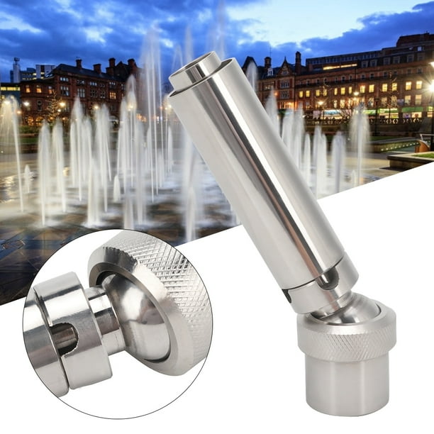 Boquilla de Fuente de Chorro de Espuma DN25 de Acero inoxidable, Rociador de Agua, Decoración de Plaza de Estanques de Jardín