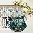 thumbnail image 5 of Sinkoo 2 Pack Boho Decor Two Owls Suncatcher for Window Hanging, Acrylic Sun Catcher for Home Garden Ornaments, Owls Gift for Christmas Family Friends Bird Lovers, 5 of 7