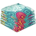 thumbnail image 4 of SKYSONIC Mandala Kitchen Dish Towel Set of 4, Soft Drying Cloth Tea Bar Towels, 28 x 18 Inch, 4 of 7