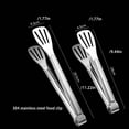 thumbnail image 3 of Wosthever Pinza para comida, pinzas para carne, pinzas para barbacoa, tornero frito, utensilio de cocina para pan, pinza lavable para postre, Cocina y Comedor Grande, 3 of 6