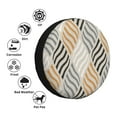 thumbnail image 4 of Yiaed Geometric Print Tire Wheel Cover, Waterproof Spare Tire Cover Fit for Jeep, Truck,Trailer, RV, SUV, Camper and Most Vehicle-16 inch, 4 of 6