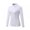 White, variant on Women Long Sleeve Compression Shirt Lining Athletic Tight Sports T-Shirts Autumn Winter Base Layer 1/4 Zipper Mock Neck Pullover Yoga Tee Tops