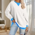 thumbnail image 4 of Women's Sweatshirts Plus Size 2026 Tops Loose Fit Oversized Sweatshirts Casual Crewneck Long Sleeve Tops Pullover, 4 of 5