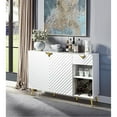 thumbnail image 3 of ACME Gaines Server with Wine Rack in White High Gloss, 3 of 3