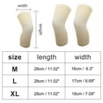 thumbnail image 4 of Unique Bargains 1 Pair Comfortable Knee Pads Medium Size Skin Color, 4 of 6