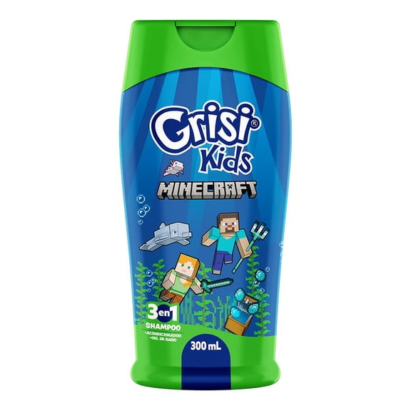 Shampoo 3en1 Grisi Kids Minecraft 300ml
