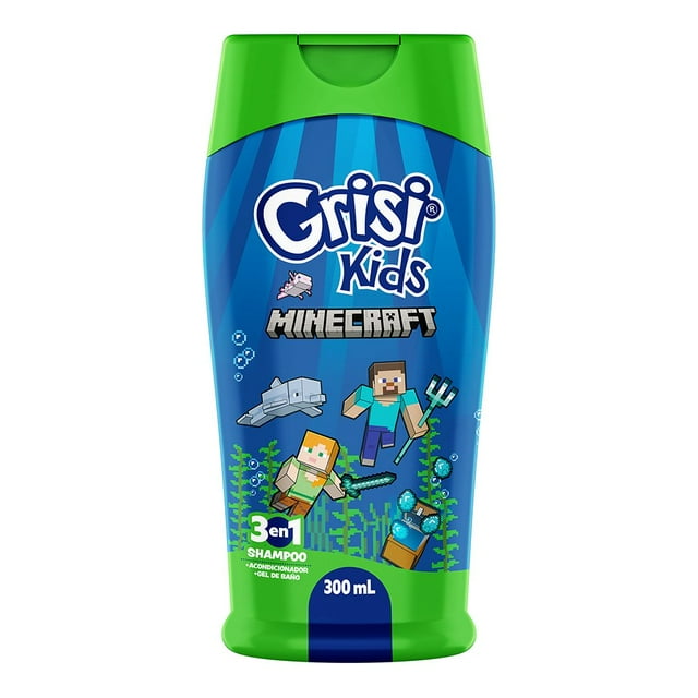 Shampoo 3en1 Grisi Kids Minecraft 300ml