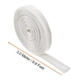 thumbnail image 2 of Uxcell High TEMP Fiberglass Sleeve Insulation Cable Protectors 9.8Ft 10mm / 0.39"  White, 2 of 5