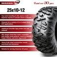 thumbnail image 2 of 4 WANDA ATV tires 25x10-12 P350 fit 05-06 Kubota RTV 900, 2 of 5