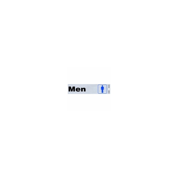 Hillman 839816 Men's Restroom Sign, 2 x 8-In. - Quantity 6