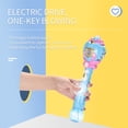 thumbnail image 2 of Unicorn Bubble Wand Bubble Machine ( Blue ), Automatic Handheld Outdoor Bubble Toy for Kid Birthday Party, Including 2 Bubble Solution, 2 of 6