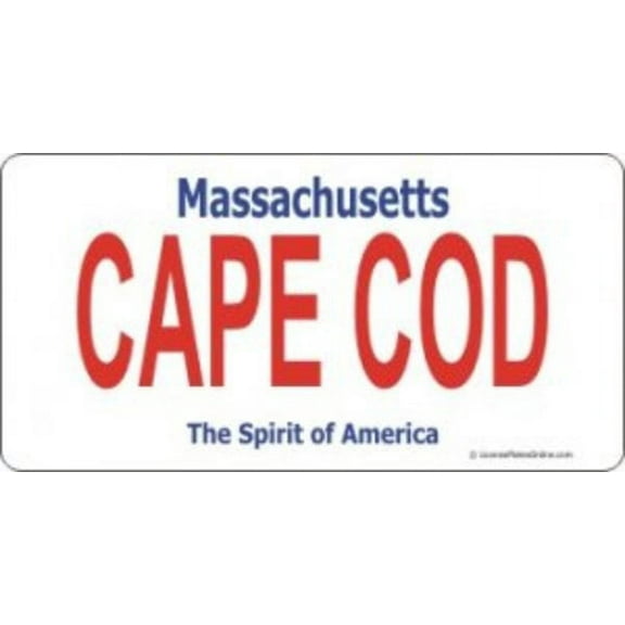 Design It Yourself Custom Massachusetts Plate. Free Personalization on Plate