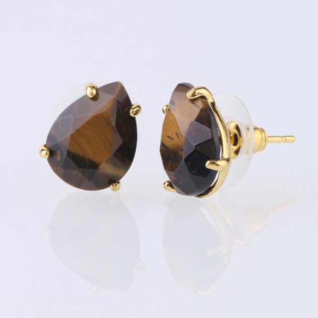 Boucles d'Oreilles Goutte d'Eau Forme Boucles d'Oreilles Femmes Reiki Bijoux pour la Fête