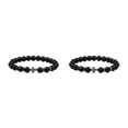 thumbnail image 1 of Guardurnaity Pulseras de cuentas de piedra redonda Natural para hombre, turquesa, joyería de Yoga para mujer, ligera de moda para fiesta Type1 NO1, 1 of 6