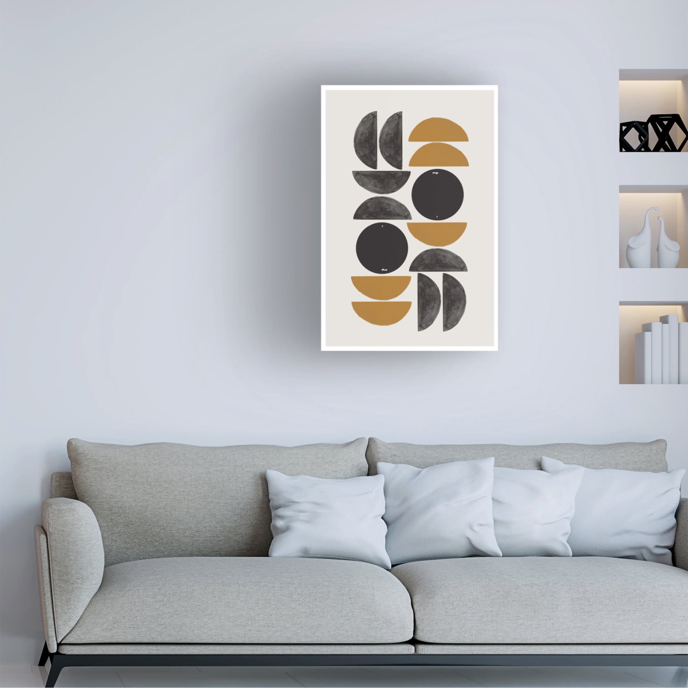 Trademark Fine Art THE MIUUS STUDIO Retro Composition Canvas Wall Art