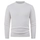 thumbnail image 2 of Kalauyu Men's Pullover Sweater Crewneck Cable Knit Long Sleeve Sweater Classic Soft Knitted Sweaters with Ribbing Edge, 2 of 5