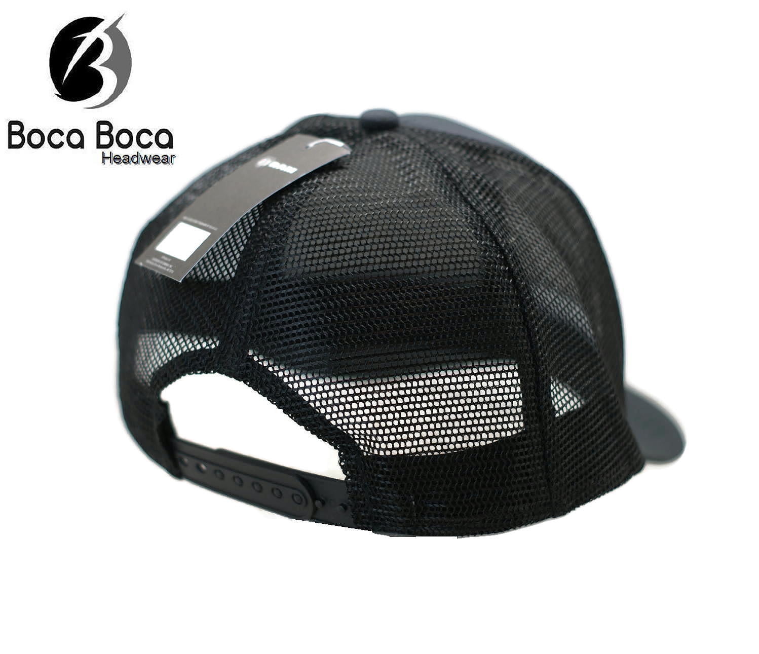 Dodge Ram Solid Black Mesh Trucker Snapback Hat