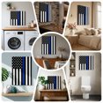 thumbnail image 6 of Ships Next Day Canvas Wall Art 10"x10", Blue American Flag Wood Framed Canvas Print Painting, Black White Striped US Flag Stars Ready to Hang Small Picture Wall Decor for Home Kitchen Nursery Office, 6 of 9