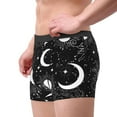thumbnail image 4 of Disketp Crescent And Stars Men'S Boxer Briefs,Soft And Breathable Cotton Underwear With Comfortflex Waistband, 4 of 8