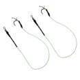 thumbnail image 3 of 2 paquetes de aparejos de pelo para pesca de carpa, listos para atar, gancho de acero con alto contenido de carbono, Boilie 10 Baoblaze Pesca preparada en atado, 3 of 8