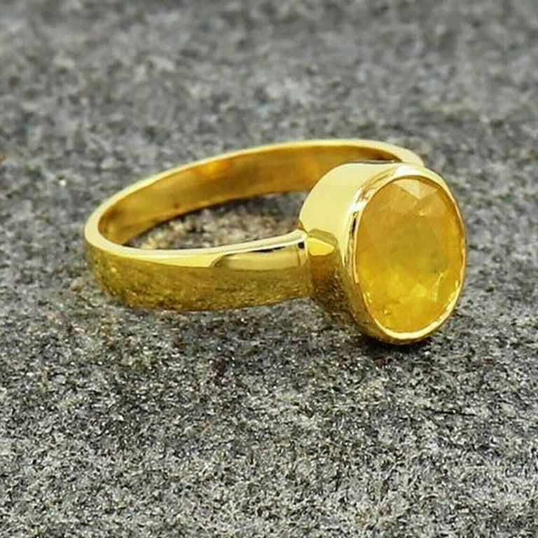 Pukhraj Ring Price Of Pukhraj Ratti Yellow Crystal Ratti Sapphire