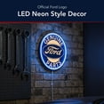 thumbnail image 3 of American Art Decor Vintage Ford LED Plaque Sign - Retro Lighted Wall Art Decor for Man Cave, Garage, Mechanic Shop, Bar & Workshop - Classic Automotive Neon-Style Sign, 3 of 7