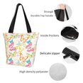 thumbnail image 6 of Kdxio Retro Colorful Butterfly Women Reusable Grocery Bags Foldable Ripstop,Reusable Shopping Bags for Shopping,Gym,Gift, 6 of 8