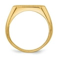 thumbnail image 2 of 14K Yellow Gold Ring Band Signet 6.0x12.5mm Closed Back, 2 of 5