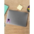 thumbnail image 2 of Pastell Beautiful Flower Woman Sticker -Hulya Ozdemir Designs, Vinyl Sticker, 2 of 3