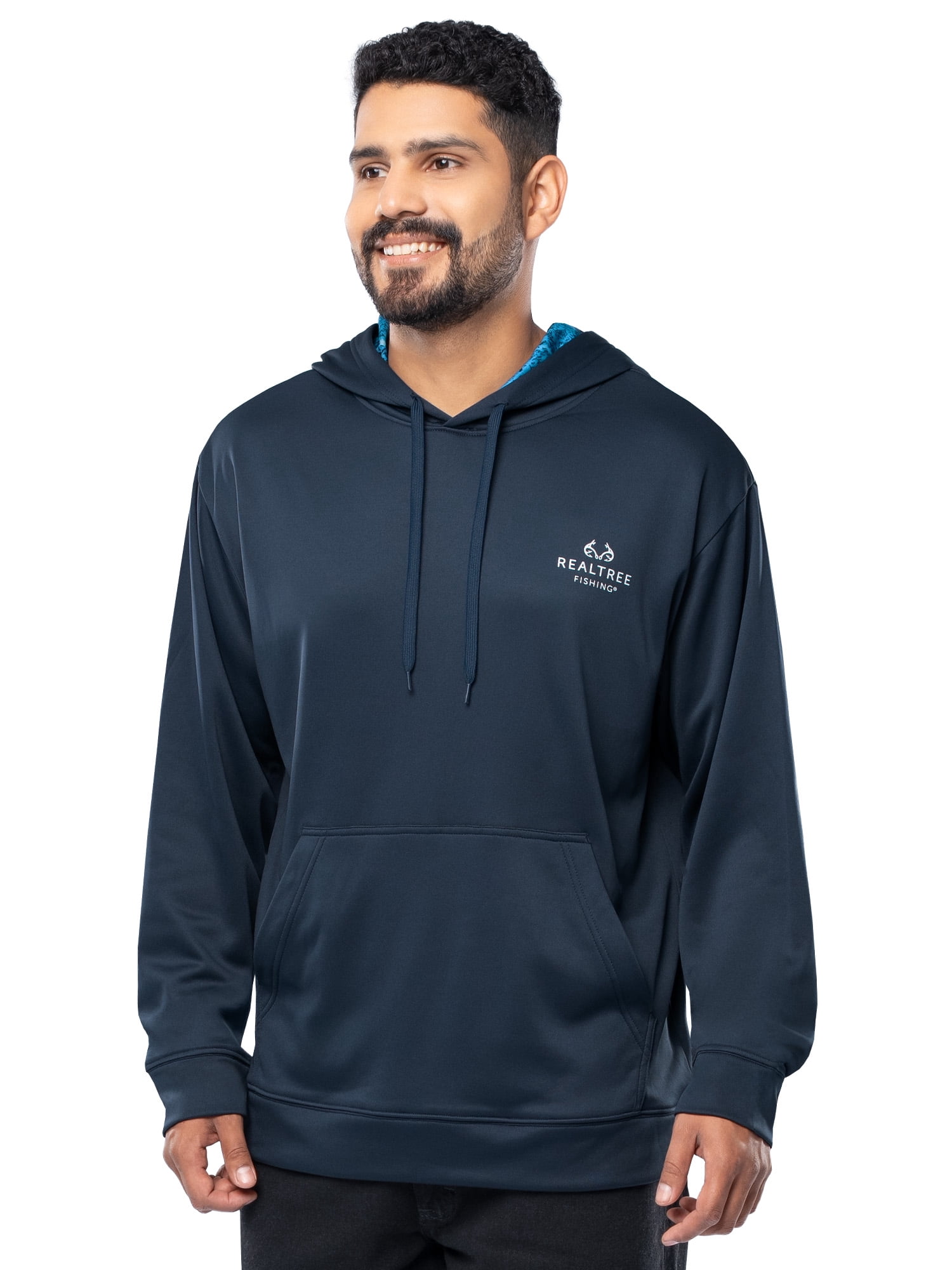 Realtree Fishing Men's Logo Performance Hoodie, Size S-4XL