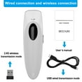 thumbnail image 2 of Alacrity 1D 2D QR Barcode Scanner Wireless Bluetooth Wired Handheld Compact, 2 of 9