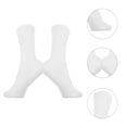 thumbnail image 1 of Luxshiny 4Pcs Foot Shoes Model White PP With Craftsmanship For Socks Photography Props, 1 of 8