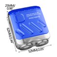thumbnail image 3 of Blue Portable Mini Shaver With Magnetic Cutting Technology For Men Waterproof And Usb Rechargeable For On The Go, 3 of 3
