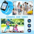 thumbnail image 6 of SHANNA Smart Watch for Kids, Kids Smartwatches Phone with Text and Call, Games Camera Alarm Flashlight Music Player for 3-12 Boys Girls, Blue, 6 of 8