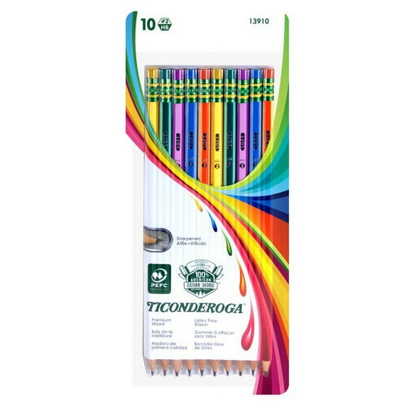 Dixon Latex-Free Eraser, Pre-Sharpened (Pack of 18)