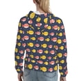thumbnail image 7 of Lsque Cute Puffer Fish Pattern Casual Women's Hoodie,Hooded Sweatshirt with Kangaroo Pocket,Pullover Hoodie with Eye-catching Drawstrings-Small, 7 of 7